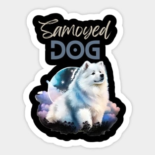 Samoyed Dog, for Samoyed lovers that whant to show it! Sticker